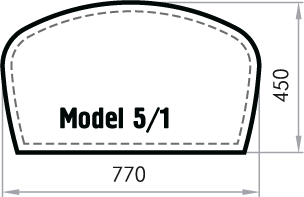 Бювар Model 5.1 с металлом new (кожа CUOIETTO, 2 слоя)
