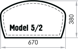 Бювар Model 5.2 с металлом new (кожа CUOIETTO, 2 слоя)