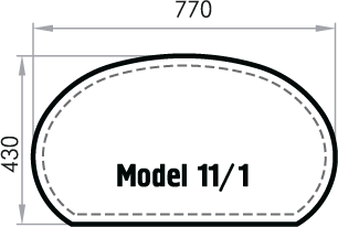 Бювар Model 11.1 с металлом new (кожа CUOIETTO, 2 слоя)