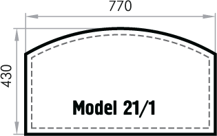 Бювар Model 21.1 с металлом new (кожа CUOIETTO, 2 слоя)