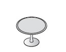 Круглый стол на металл. основании 158 510